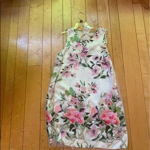 Spence floral overlay dress